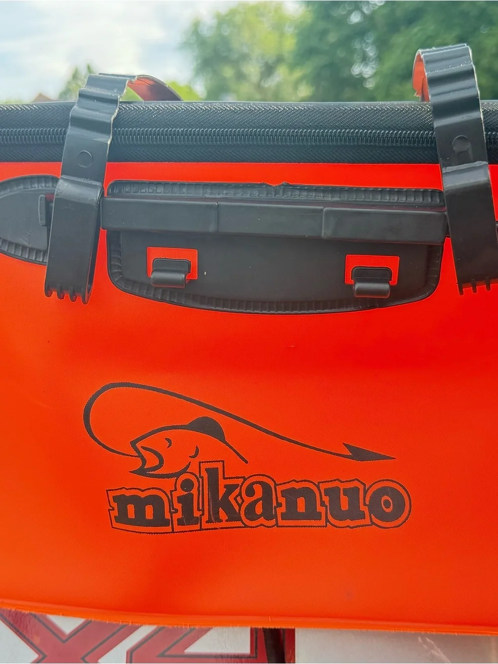 Orange Fish Carry Bag with Top Access